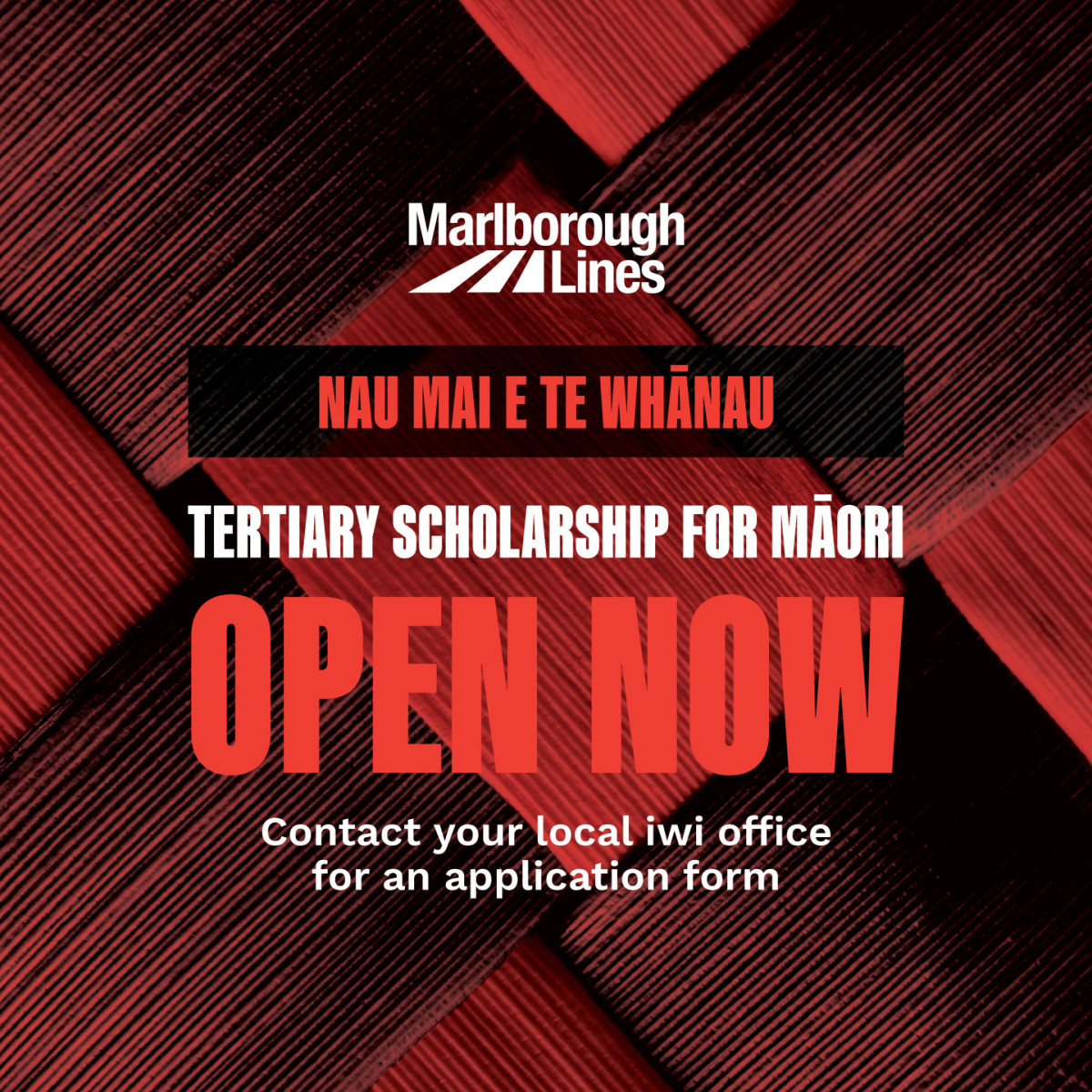 Marlborough Lines Tertiary Scholarship for Māori